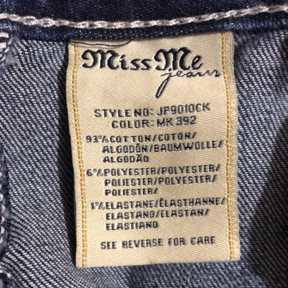 MISS ME Cuffed Skinny Jeans size 27 - Picture 13 of 14